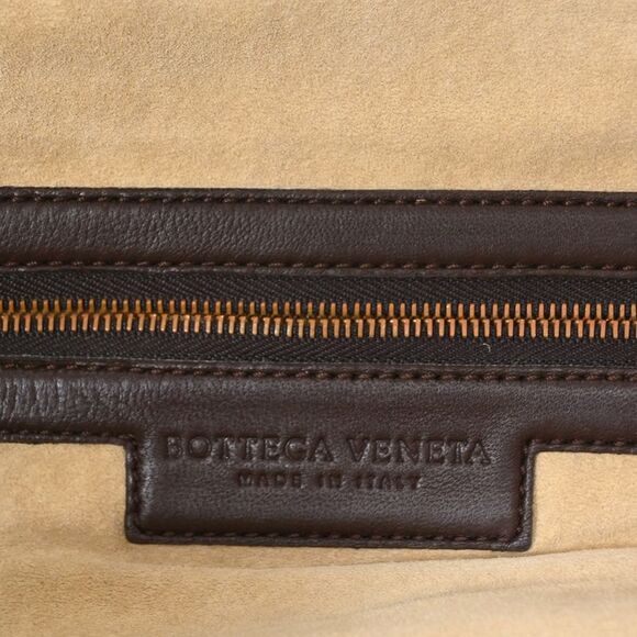 Bottega Veneta Intrecciato Top Handle Bag in Brown Leather - Picture 6 of 8